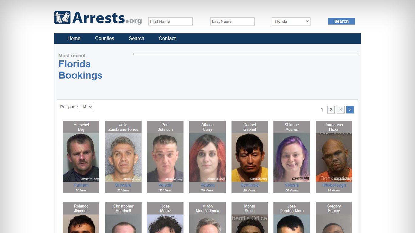 Search Florida Florida Jail Arrest Records